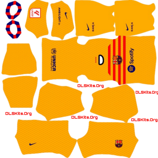 FC Barcelona DLS Goalkeeper Kits 24/25 Home Kit