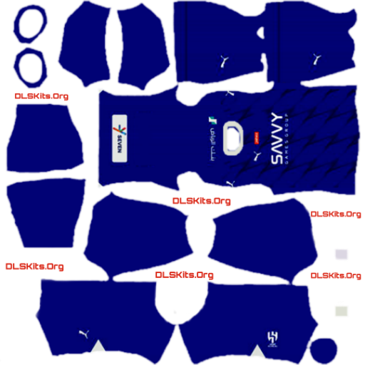 Al Hilal SFC DLS Kits 24/25 Home Kit 2